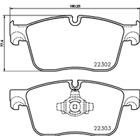 Hella Pagid Brake Pad Set T2511
