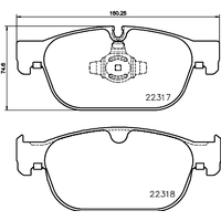 Hella Pagid Brake Pad Set T2515