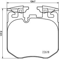Hella Pagid Brake Pad Set T2541
