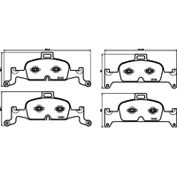 Hella Pagid Brake Pad Set T2546