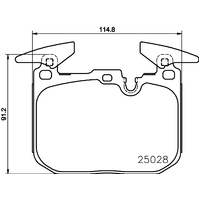 Hella Pagid Brake Pad Set T2689