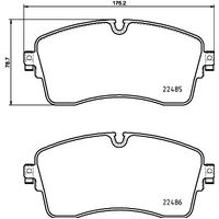 Hella Pagid Brake Pad Set T2752