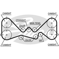 Gates Timing Belt T277