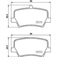 Hella Pagid Brake Pad Set T2826