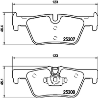 Hella Pagid Brake Pad Set T3138