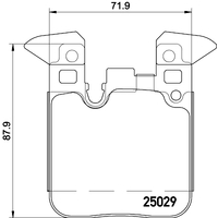 Hella Pagid Brake Pad Set T3143