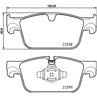 Hella Pagid Brake Pad Set T4173