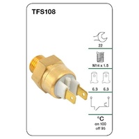 TRIDON thermo fan switch TFS108 fits Holden Camira JB 1.6 +more