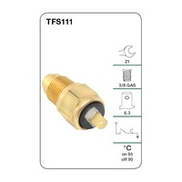 TRIDON thermo fan switch TFS111 fits Daihatsu Charade G202 1.0 i +more