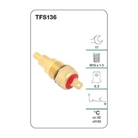 TRIDON thermo fan switch TFS136 fits Mazda 323 BF 1.6 +more