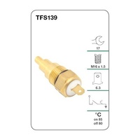 TRIDON thermo fan switch TFS139 fits Mitsubishi Magna TP 2.6 +more