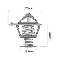 TRIDON Thermostat TT242-180 fits Lexus IS GXE10 200 +more