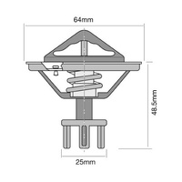TRIDON Thermostat TT268-180 fits Nissan Skyline R34 2.0 +more