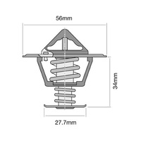 TRIDON Thermostat TT298-180 fits Toyota HiAce SBV RCH12,RCH22 2.4 SBV +more