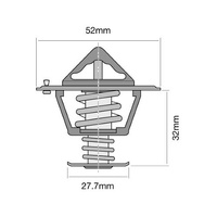 TRIDON Thermostat TT322-180 fits Toyota HiAce LH16,LH17 3.0 D +more