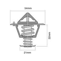 TRIDON Thermostat TT326-180 fits Holden Rodeo KB 2.2 TD  +more