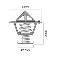TRIDON Thermostat TT328-170 fits Daihatsu Pyzar G301 1.6 16V  +more