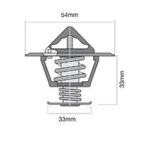 TRIDON Thermostat TT329-180 fits Kia Pregio TB 2.7 D +more
