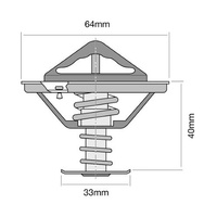 TRIDON Thermostat TT334-170 fits Toyota Land Cruiser 4.2 D +more