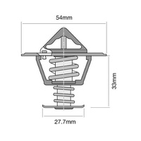 TRIDON Thermostat TT373-180 fits Hyundai Elantra XD 2.0 +more