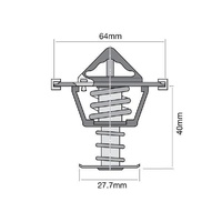 TRIDON Thermostat TT665-185 fits Holden Rodeo RA 3.0 DiTD  +more