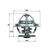 Mahle Thermostat Tx1975D
