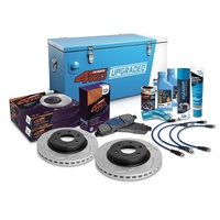 Bendix Front Brake Rotors Set Upgrade Kit U4WD-BUK12+2