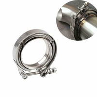 4" inch 102mm v-band clamp flange assembly fit exhaust header collectors