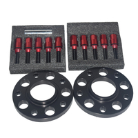 15mm 5x120mm Hubcentric Wheel Spacers M12x1.5 Tapered Bolts Fit For E36/E82 Red