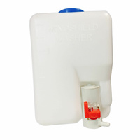 New Universal Windscreen Washer Bottle Kit - Bottle Pump Hose Jets Switch Wiring